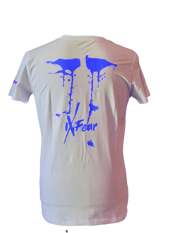 T-Shirt White Blue Navy