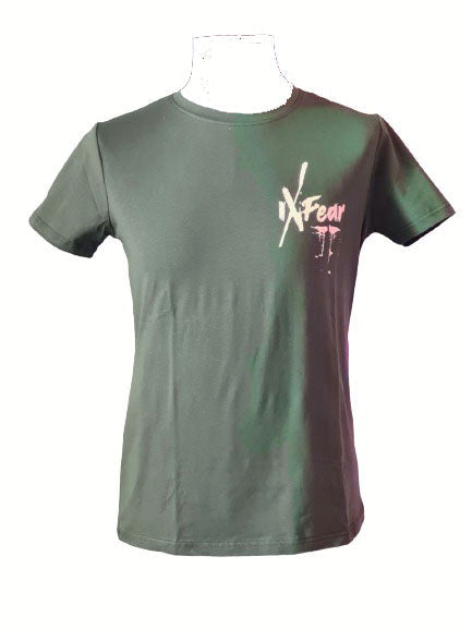T-Shirt Verde Bianco Militare / Green White Army