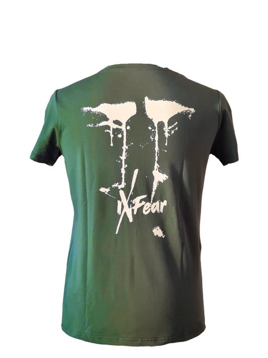 T-Shirt Verde Bianco Militare / Green White Army